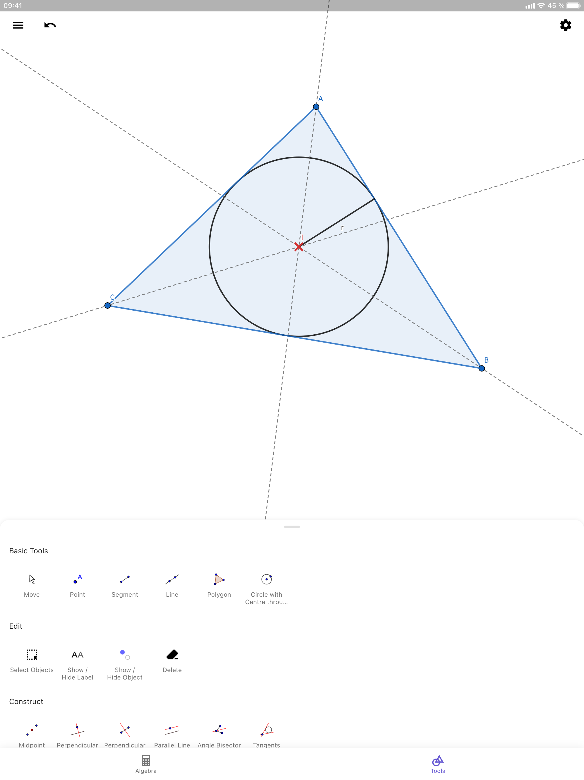 GeoGebra Geometry screenshot 7