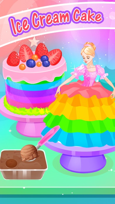 Screenshot #1 pour Ice Cream Princess Cake