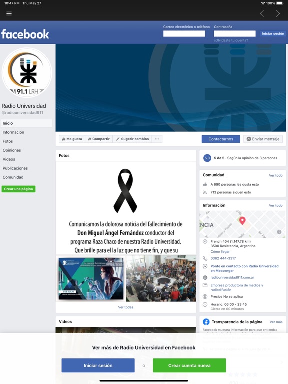 Screenshot #6 pour Radio Universidad FM 91.1 Mhz