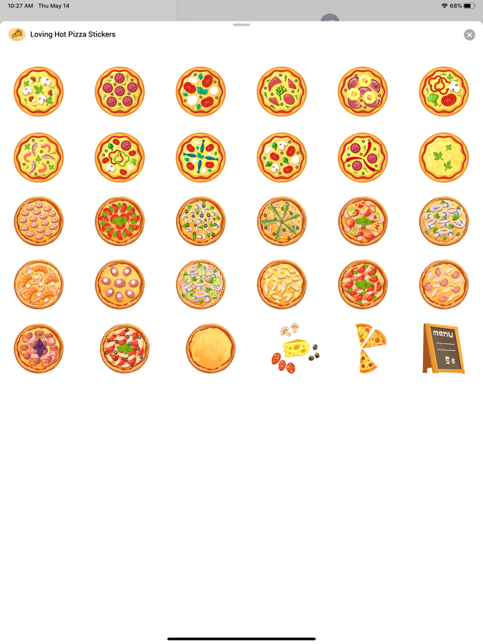 Loving Hot Pizza Stickers