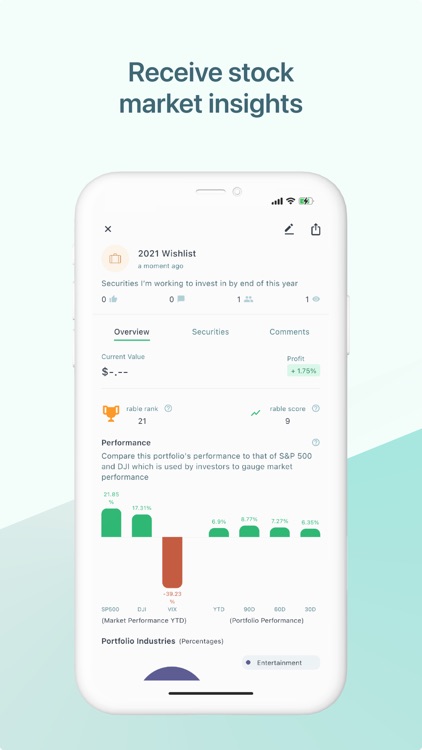 Rable: Social Investment App