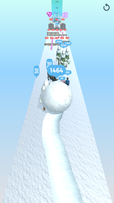 Snowball Effect 3D Screenshot