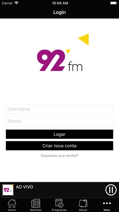 Rádio 92fm Criciúma Screenshot
