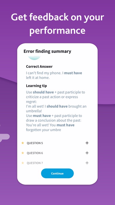 Exam Lift: English Practice Screenshot