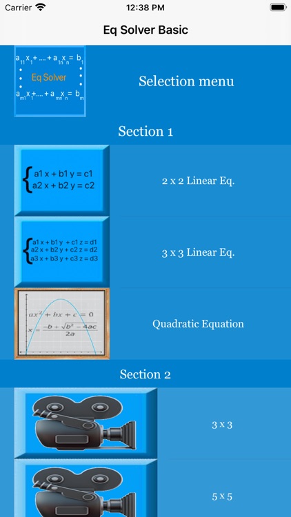 EqSolver Basic Calculator