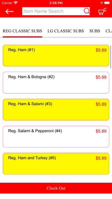 Hoagies Cafe Screenshot