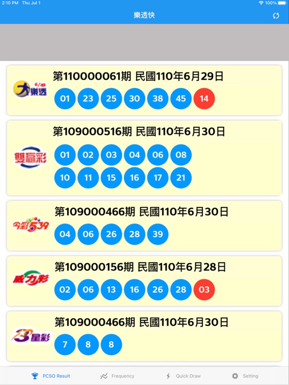 樂透快 - taiwan lottery checkのおすすめ画像1