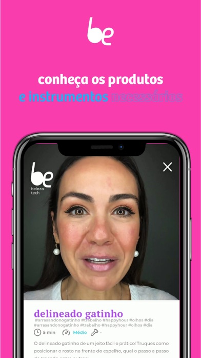 Be Beleza Tech: maquiagem Screenshot