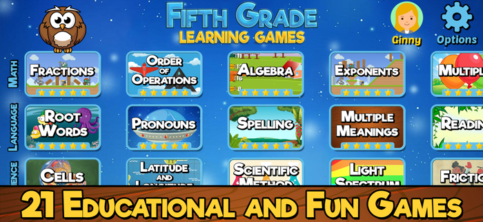 Fifth Grade Learning Games