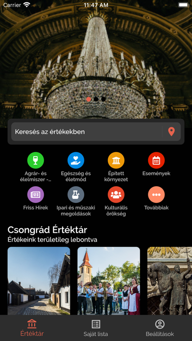 Csongrád Értéktár Screenshot