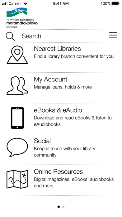 Matamata Piako Libraries Screenshot