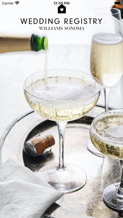 Williams Sonoma Registry Screenshot