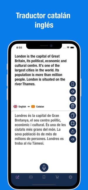 Inglés a catalán en App Store