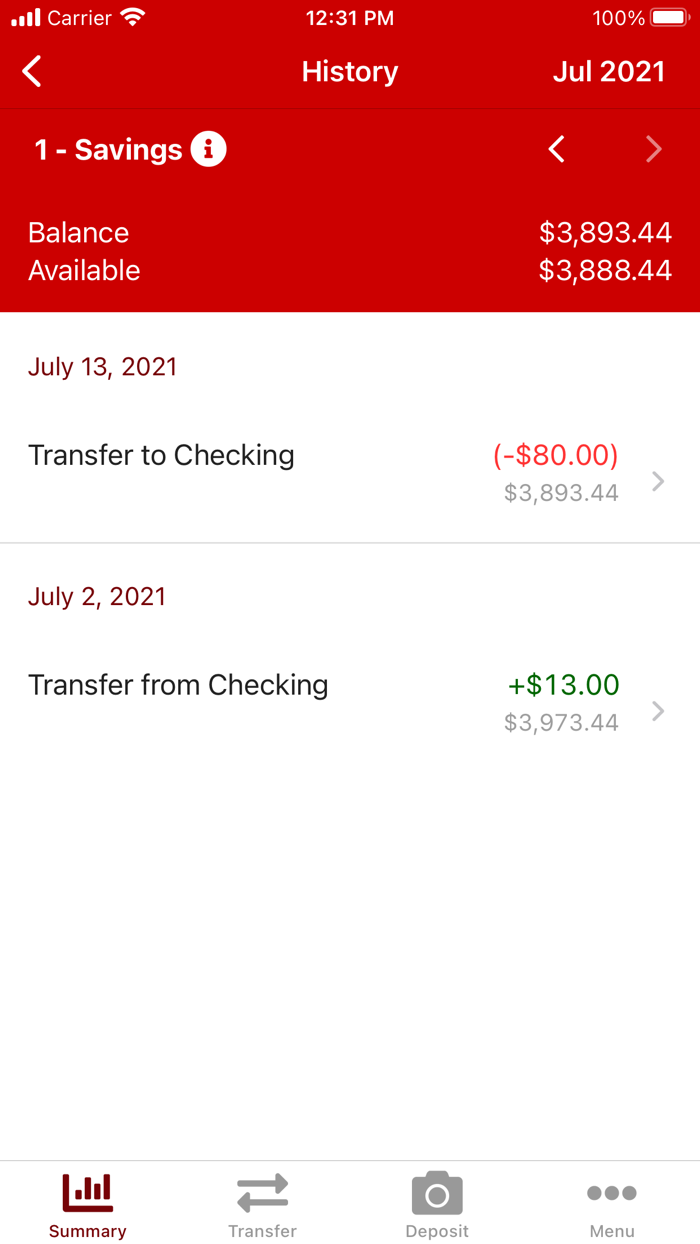 Washington Area FCU Mobile