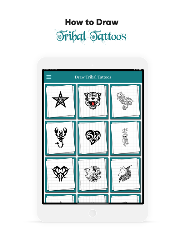 Screenshot #5 pour How to Draw Tribal Tattoos