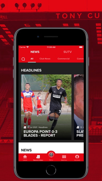 Sheffield United Official App Screenshot