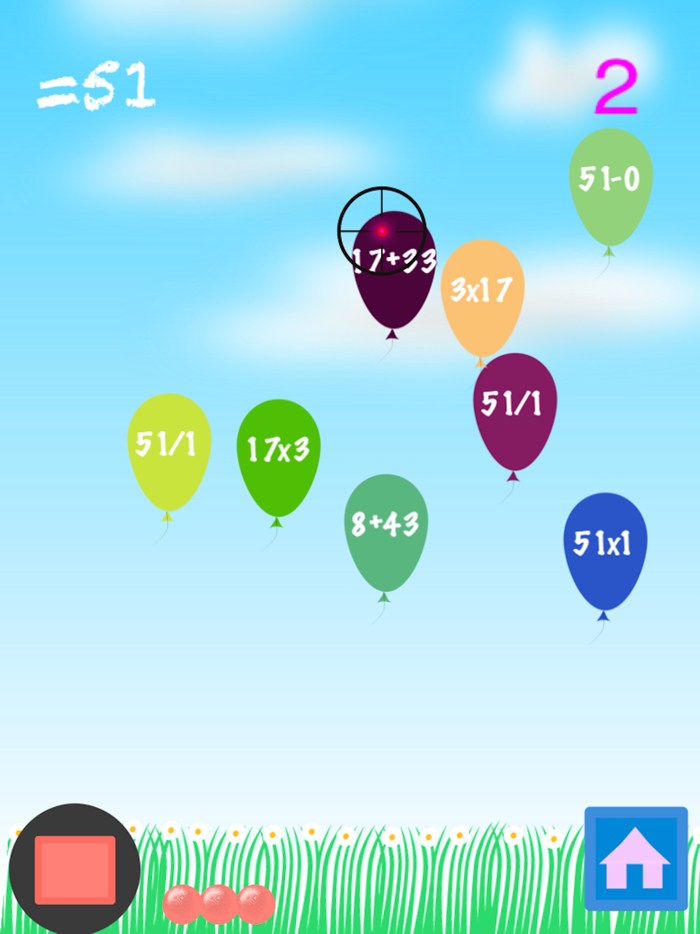 Math Target Shooting