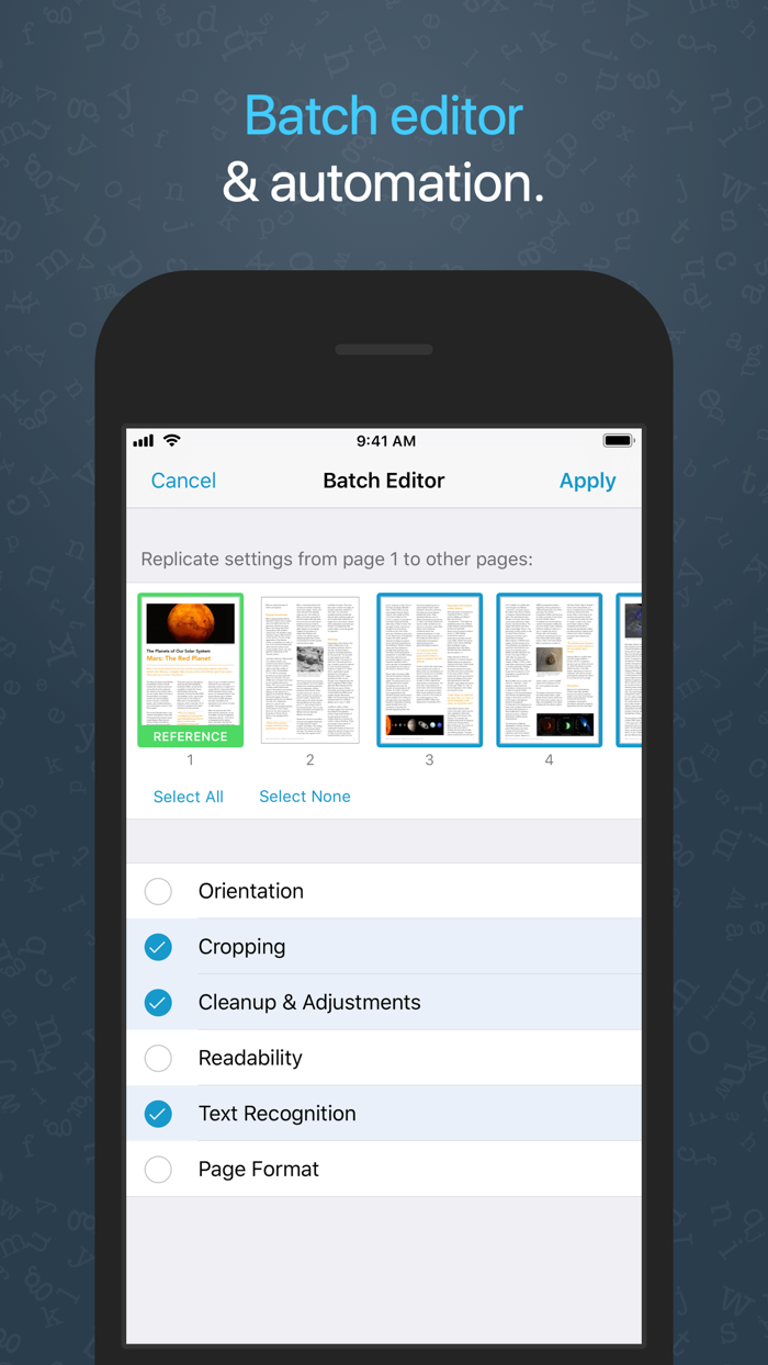 Prizmo 5 › Pro Scanner