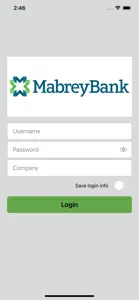 Mabrey Bank Business mRDC screenshot #1 for iPhone