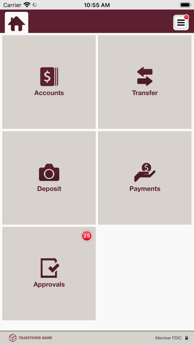 Traditions Business Mobile Screenshot