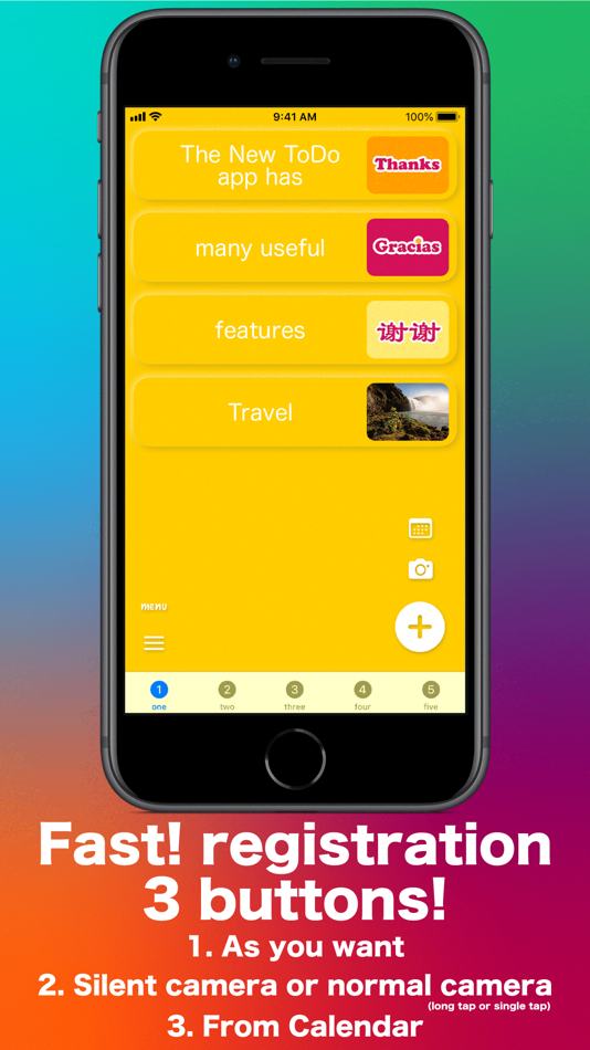 #1. New ToDo List & Tasks & Photo (iOS) 由: Hikaru Satomi