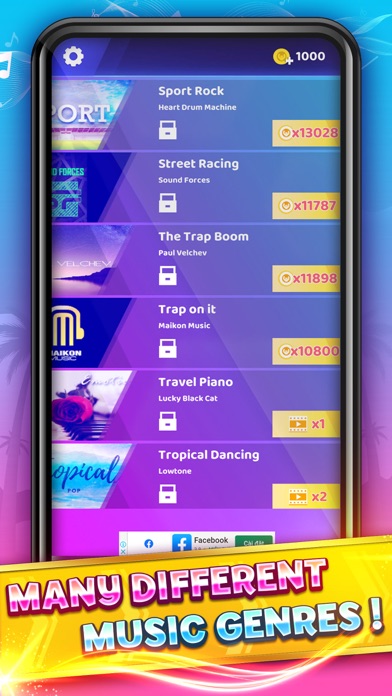 Magic Music Piano: Tiles Hop Screenshot