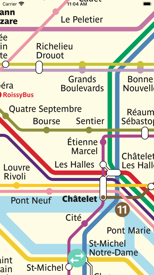 #1. Paris Metro Map + Bus & RER (iOS) Ved: Thryv, Inc.