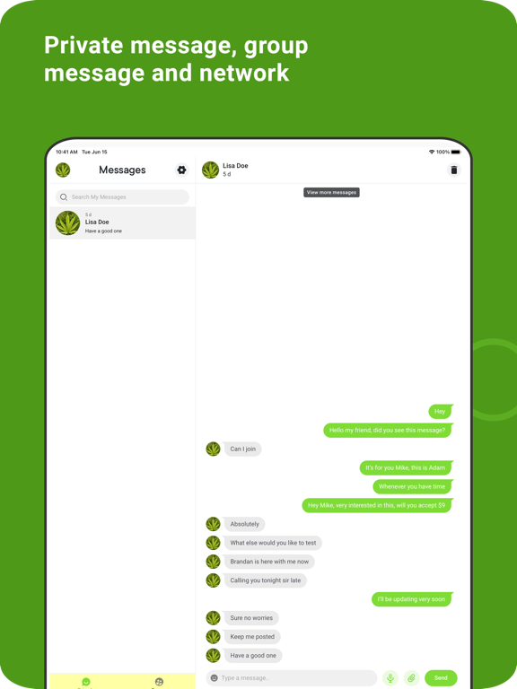 Screenshot #6 pour Cannabis Chat - Weed Community