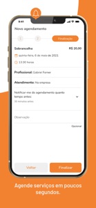 Ajatus: Agendamento online screenshot #5 for iPhone