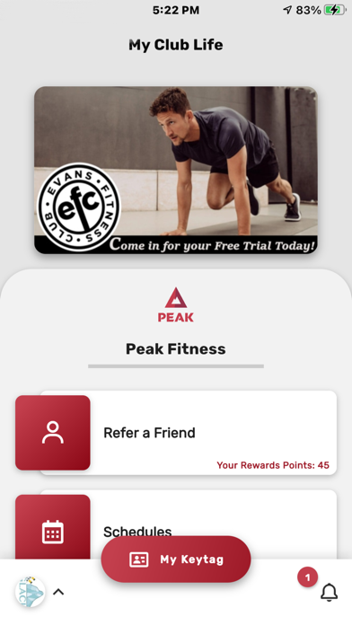 Club Life - Gym Membership Screenshot