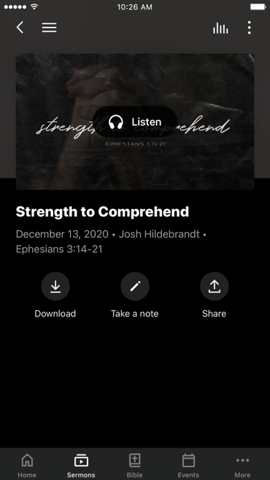 HighView Church App Screenshot