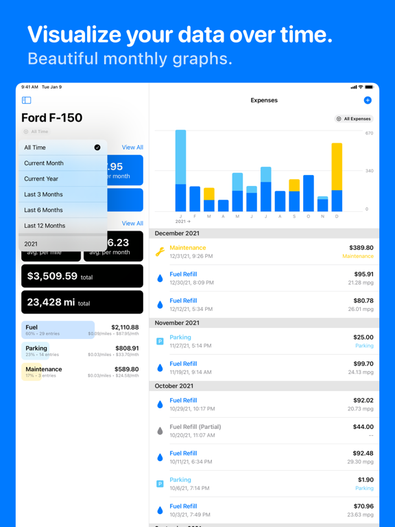 Codriver – Car Expenses screenshot 3