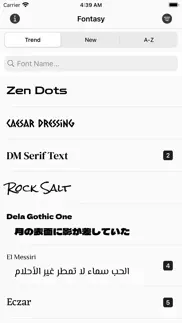 fontasy - font browser iphone screenshot 2