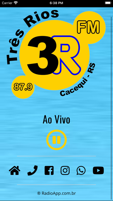 Rádio Três Rios FM Screenshot