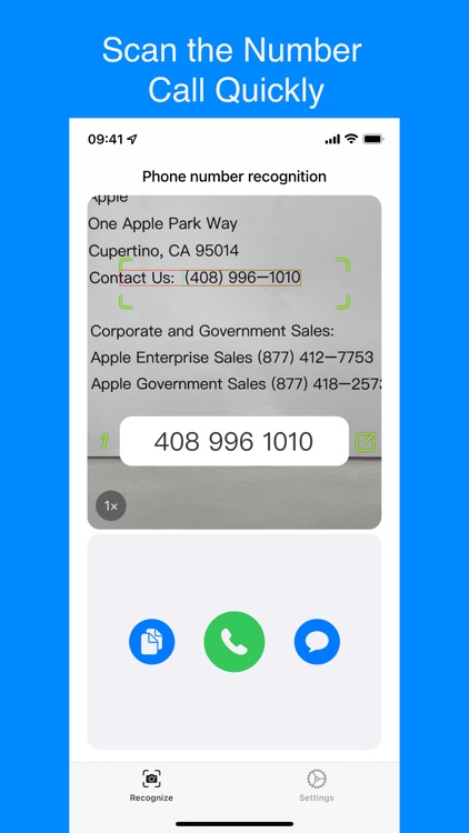 NumReader&Call - Phone Number