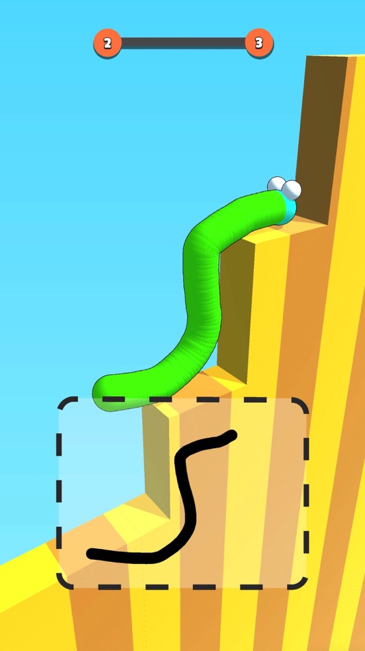 #1. Draw Snake 3D! (iOS) 由: Svyatoslav Fedoriv
