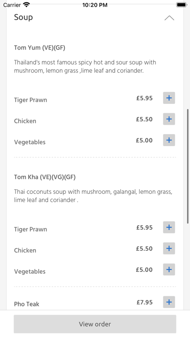 Thai House, Belfast Screenshot