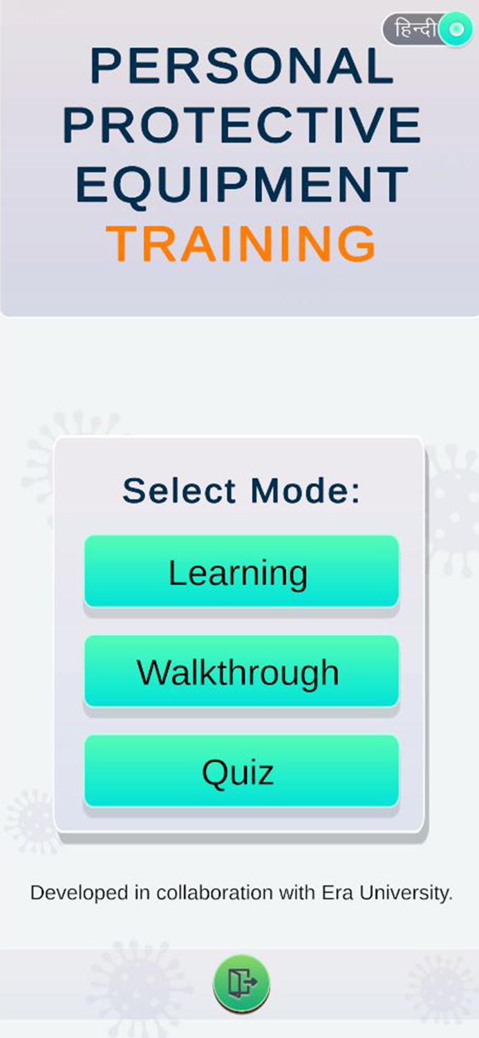 PPE Donning and Doffing Training
