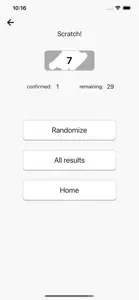 Scratch! -Random Picker screenshot #3 for iPhone