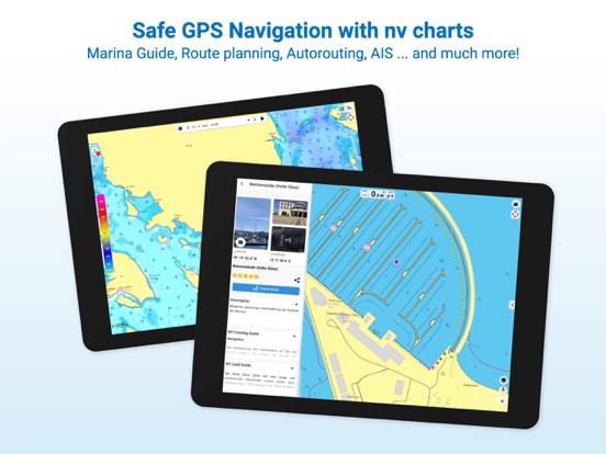 NV Charts GPS Navigation AIS iPad app afbeelding 1