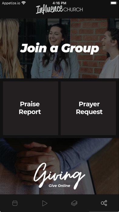 Influence Church Screenshot