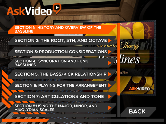 Screenshot #5 pour Basslines  Music Theory Course