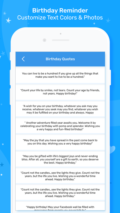 Birthday Reminder & Wish Screenshot