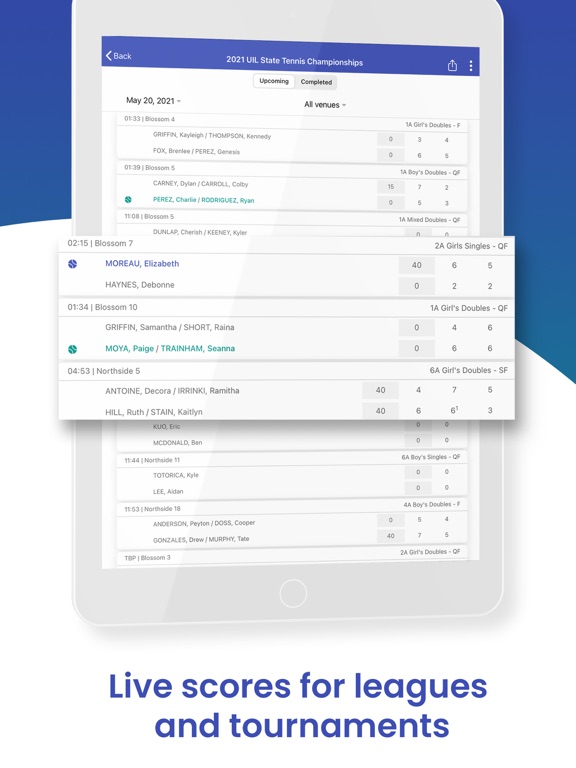 IONSport (iOnCourt) iPad screenshot 7 - Sports app