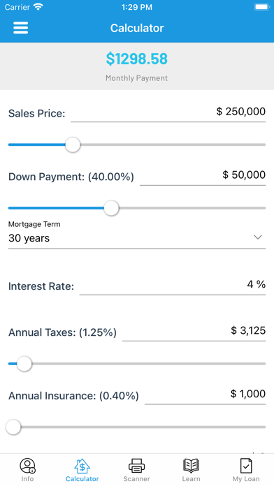 OMG Lending Screenshot