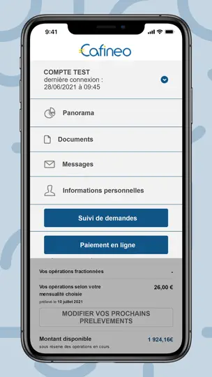 Capture d'écran de Cafineo sur iPhone 4