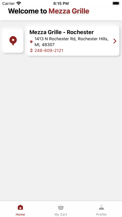 Mezza Grille - Rochester Screenshot