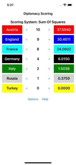 Game screenshot Diplomacy Tournament Scoring mod apk