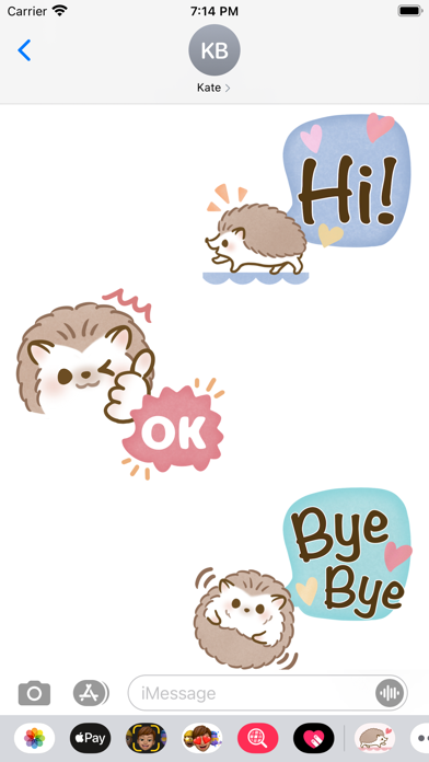 Fluffy Hedgehog’s Emoji Screenshot