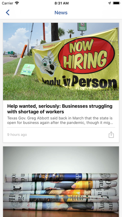 The Brownsville Herald News Screenshot